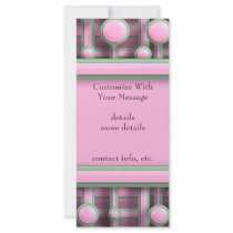 Watermelon Retro Personalized Rack Card