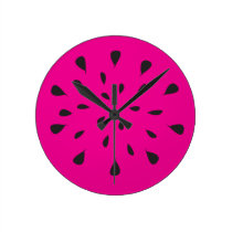 Watermelon Seeds wall clocks