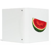 Watermelon Slice 3 Ring Binders