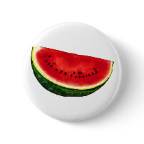 Watermelon Slice Pinback Button