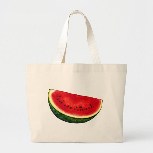 Watermelon Slice Canvas Bag
