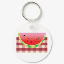 Watermelon Slice keychains