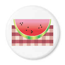 Watermelon Slice magnets by alternateworlds Watermelon Slice magnets