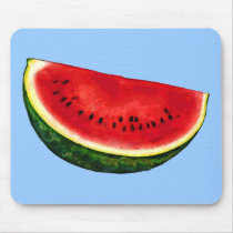 Watermelon Slice Mousepads