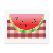 Watermelon Slice postcards
