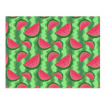 Watermelon Slices Pattern Postcards
