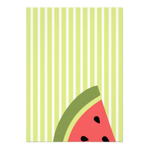 Watermelon Slices Personalized Invite
