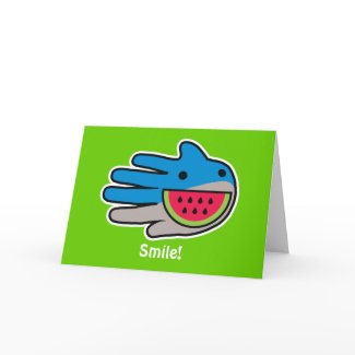 Watermelon Smile Card