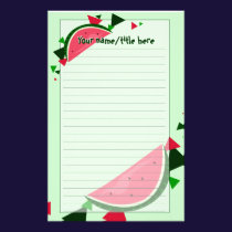 Watermelon Stationery stationery