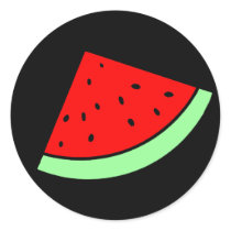 Watermelon Sticker (DARK) by jasminesphotography Watermelon Sticker (DARK)