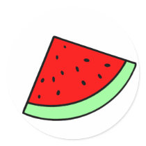 Watermelon Sticker (LIGHT) by jasminesphotography Watermelon Sticker (LIGHT)