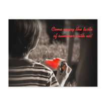 Watermelon Summer Party Invitation Postcard postcards