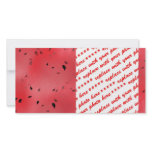 Watermelon Texture Background Photo Card Template