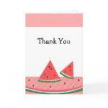 Watermelon Thank You Greeting Cards