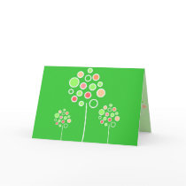 Watermelon Trees Greeting Card - Mod Series by katiechristo Watermelon Trees Greeting Card - Mod Series