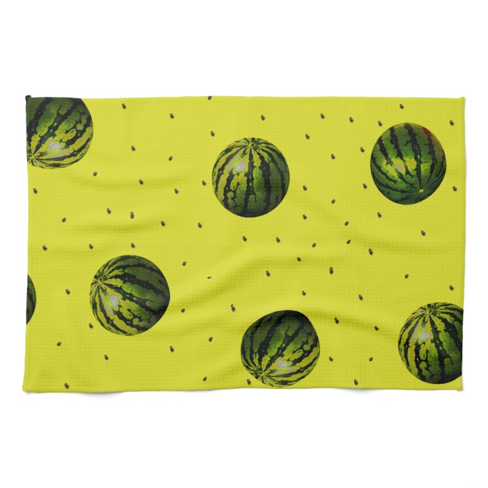 watermelons and seeds products hand towels