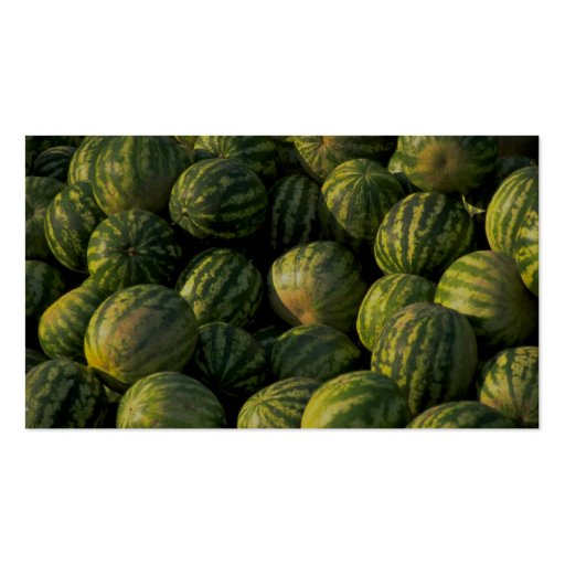 Watermelons Business Card Template (back side)