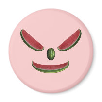 Watermelons Grin Refrigerator Magnet