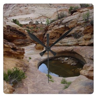 Waterpocket in Grand Wash Clock