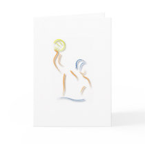 Waterpolo Greeting Card by sportspectator Waterpolo Greeting Card