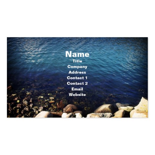 Waters Edge, business card template