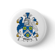 Waters Family Crest buttons by coatsofarms Waters Family Crest buttons