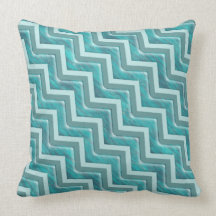 Waters Glitter Chevron Pattern Throw Pillows