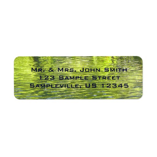 Waters of Oak Creek Address Label
