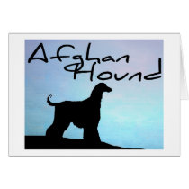 Waterside Afghan Hound Card