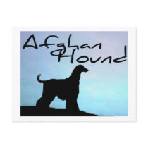 Waterside Afghan Hound postcards by dogsandhorses Waterside Afghan Hound postcards