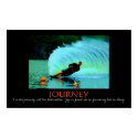 Waterski spray - it's the journey.... - Customized posters