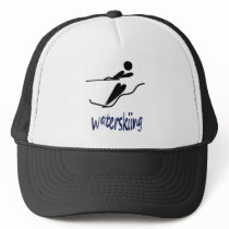 Waterskiing - Waterskiing universal symbol design hats by oldiesbutgoodies Waterskiing - Waterskiing universal symbol design hats