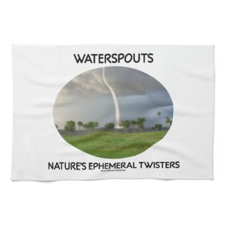 Waterspouts Nature's Ephemeral Twisters Hand Towel
