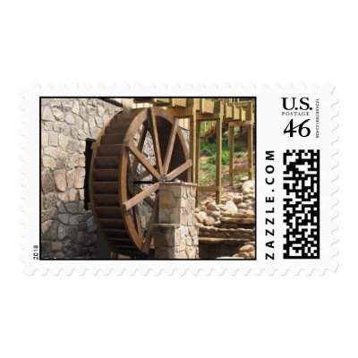 Waterwheel Stamp by Wheelman