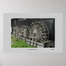 Waterwheels en Japón Impresiones