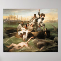 Watson and the Shark, by John Singleton Copley Posters
