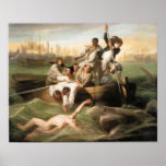 Watson and the Shark, by John Singleton Copley Posters
