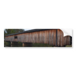 Watson Covered Bridge-Reflections Bumper Stickers