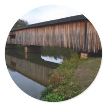Watson Covered Bridge-Reflections Stickers