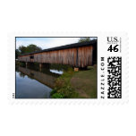 Watson Mill Covered Bridge-Reflection Postage postage