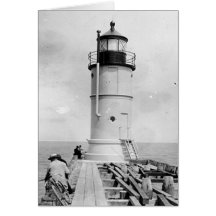 Waukegan Harbor Lighthouse Greeting Card