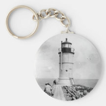 Waukegan Harbor Lighthouse Key Chains