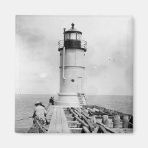 Waukegan Harbor Lighthouse Magnets