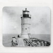 Waukegan Harbor Lighthouse Mousepads
