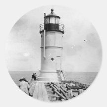 Waukegan Harbor Lighthouse Stickers