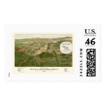 Wauwatosa, WI Panoramic Map - 1892 Postage