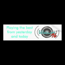 Wave 96 Bumper Sticker bumper stickers