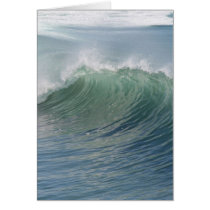 Wave break greeting card