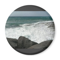 Wave Breaking On Big Rocks magnets