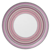 Wave Chevron Bold Party Plate